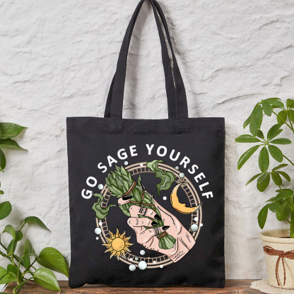 Purplehecate Go Sage Yourself Tote Bag