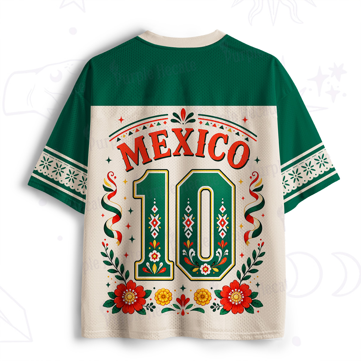 Purplehecate Sombrero Snake Mexico Soccer Mesh Jersey