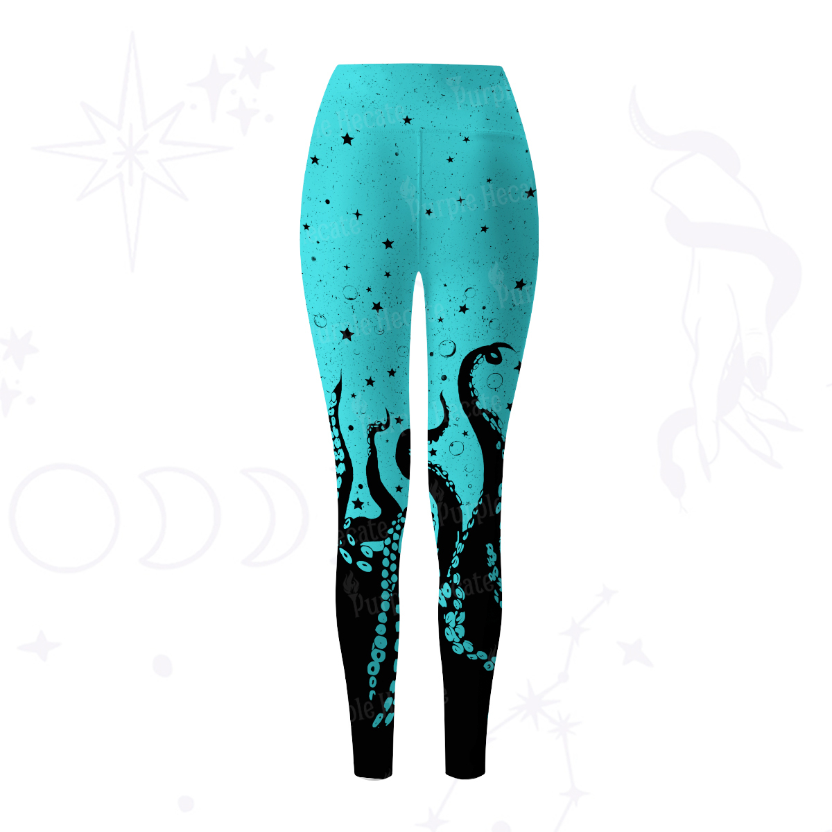 Purplehecate Tentacles of the Deep Yoga Pants