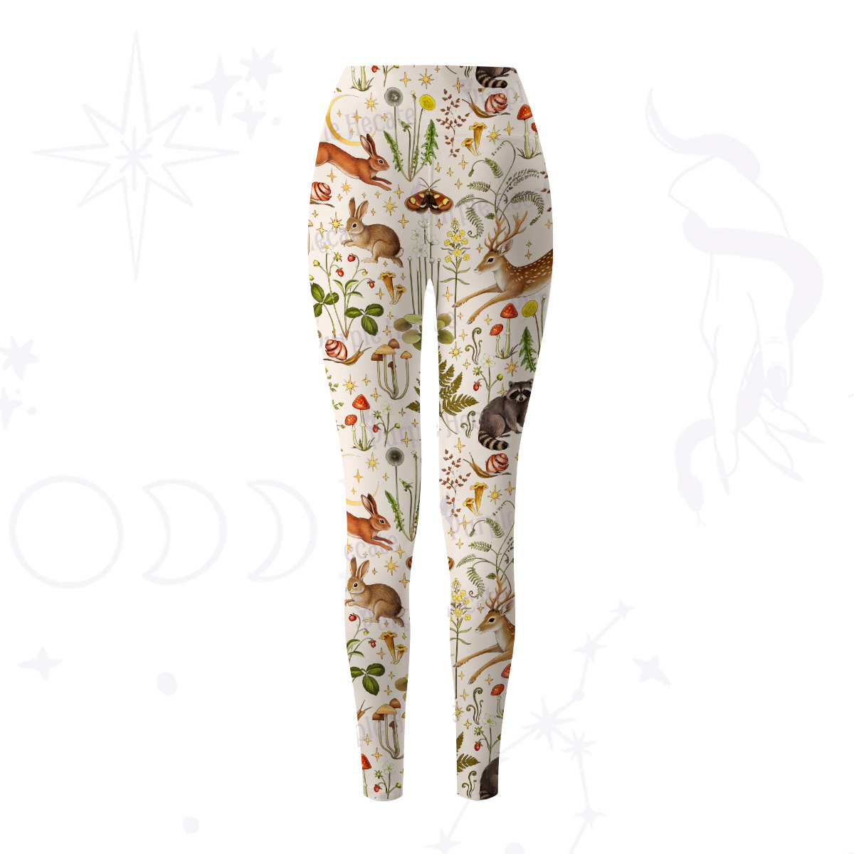 Purplehecate Enchanted Forest Animals Yoga Pants