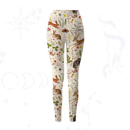 Purplehecate Enchanted Forest Animals Yoga Pants