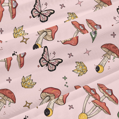 Purplehecate Whimsical Mushroom Beachwear Cover-Up Dress