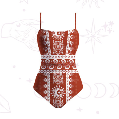 Purplehecate Visionary Sun Slim-Strap Swimsuit
