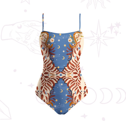 Purplehecate Celestial Ascension Slim-Strap Swimsuit