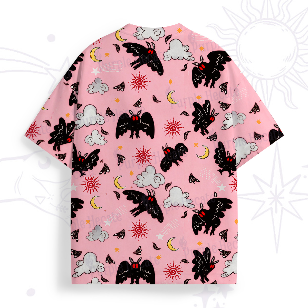 Purplehecate Cryptid Mothman All Over Print T-Shirt