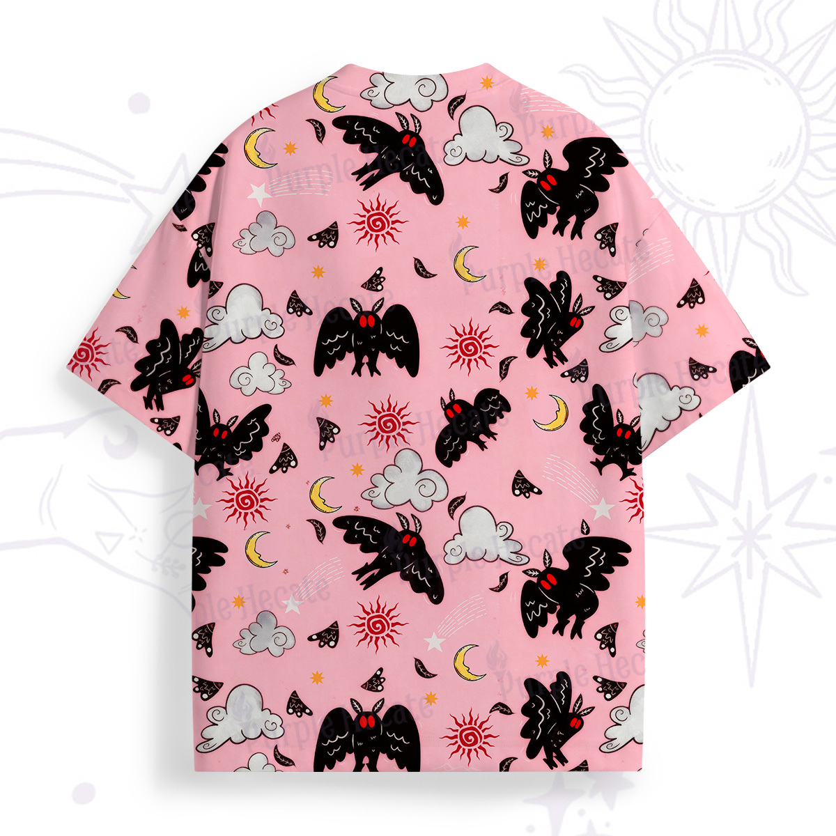 Purplehecate Cryptid Mothman All Over Print T-Shirt