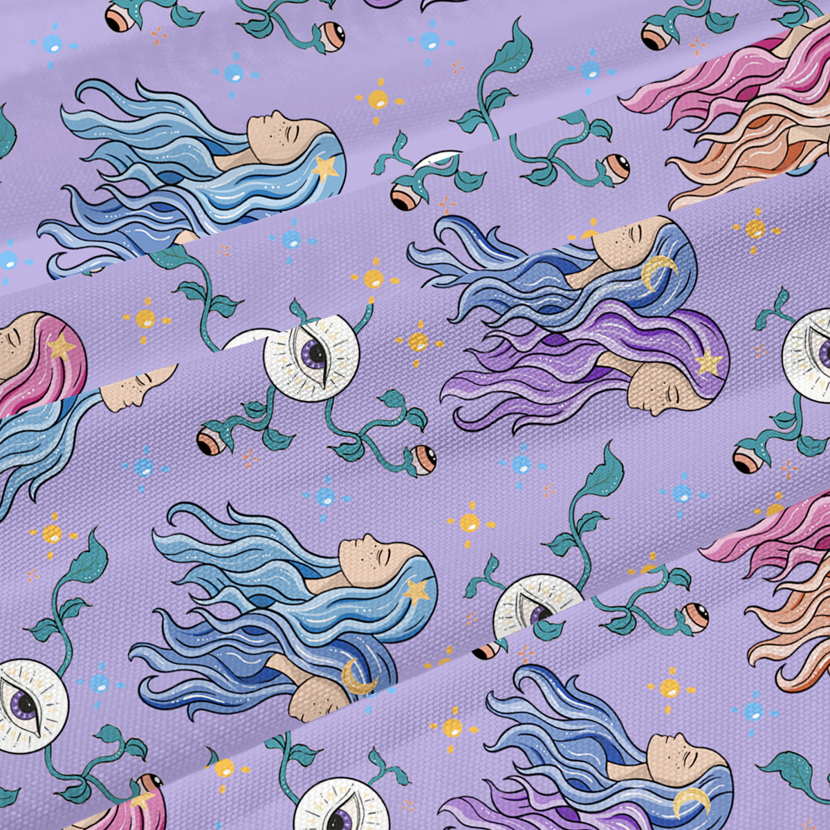 Purplehecate Gemini Spirit Zodiac Beachwear Cover-Up Dress