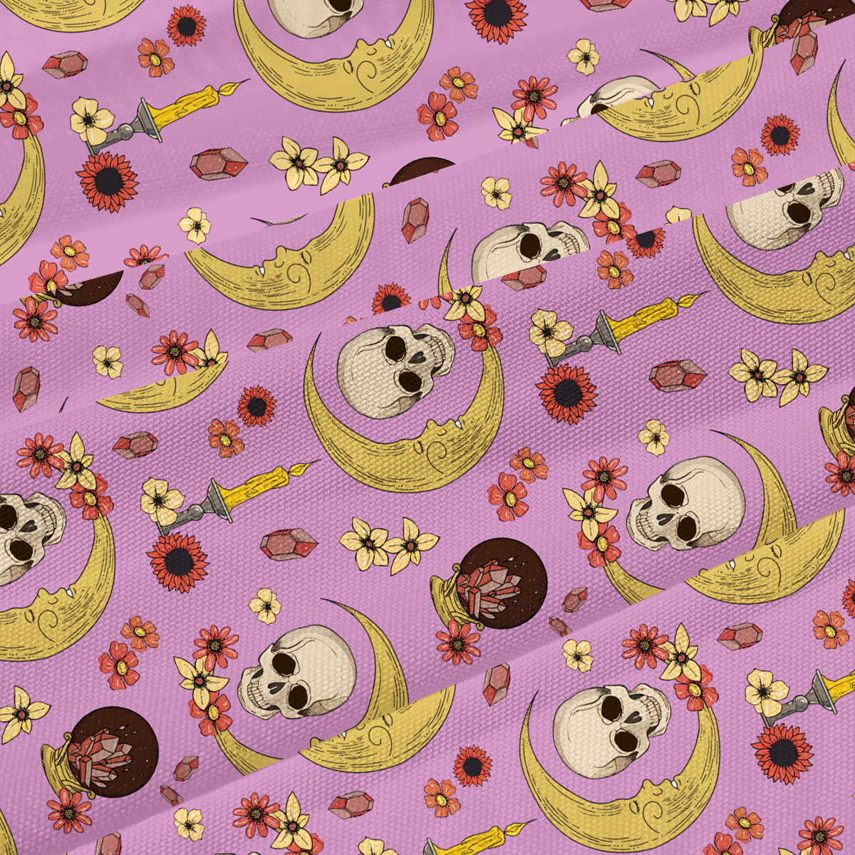 Purplehecate Sorcerer's Skull Beachwear Cover-Up Dress