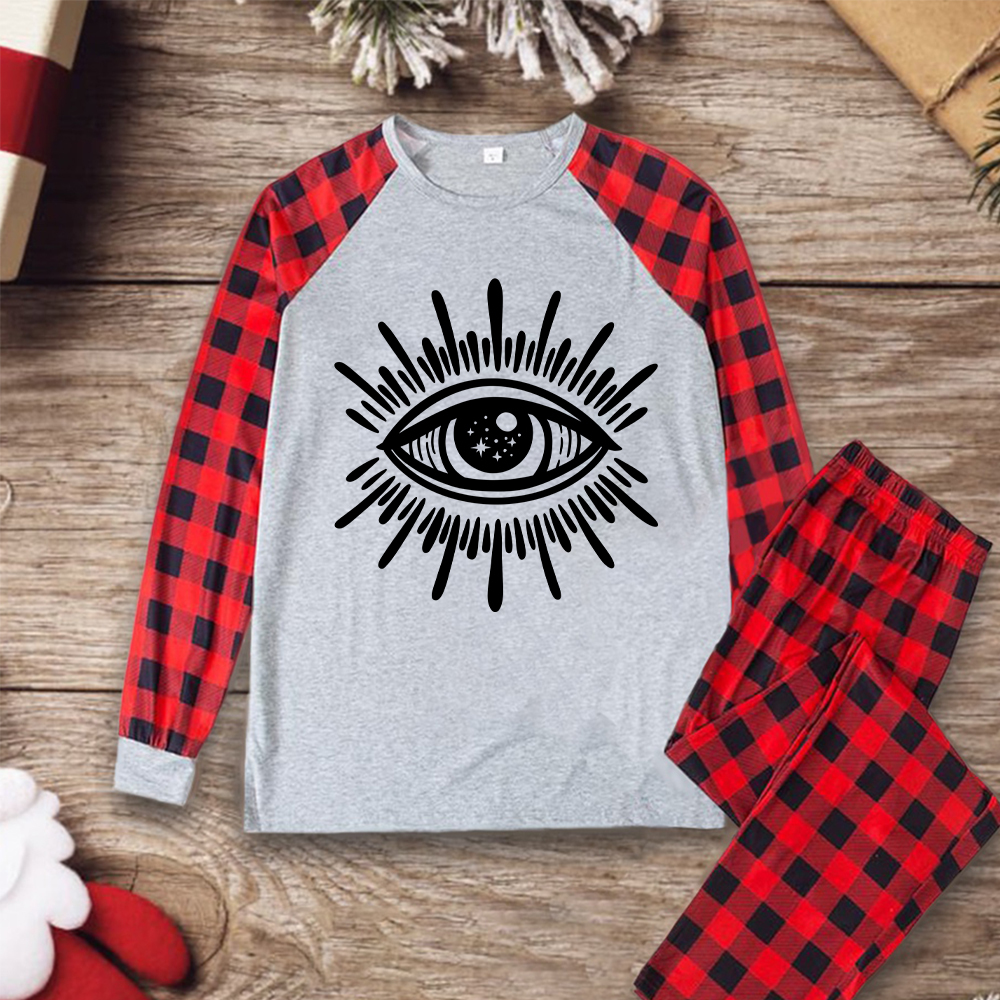 Purplehecate Evil Eye Christmas Pajamas