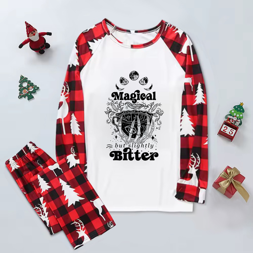 Purplehecate Magical But Slightly Bitter Elk Christmas Pajamas