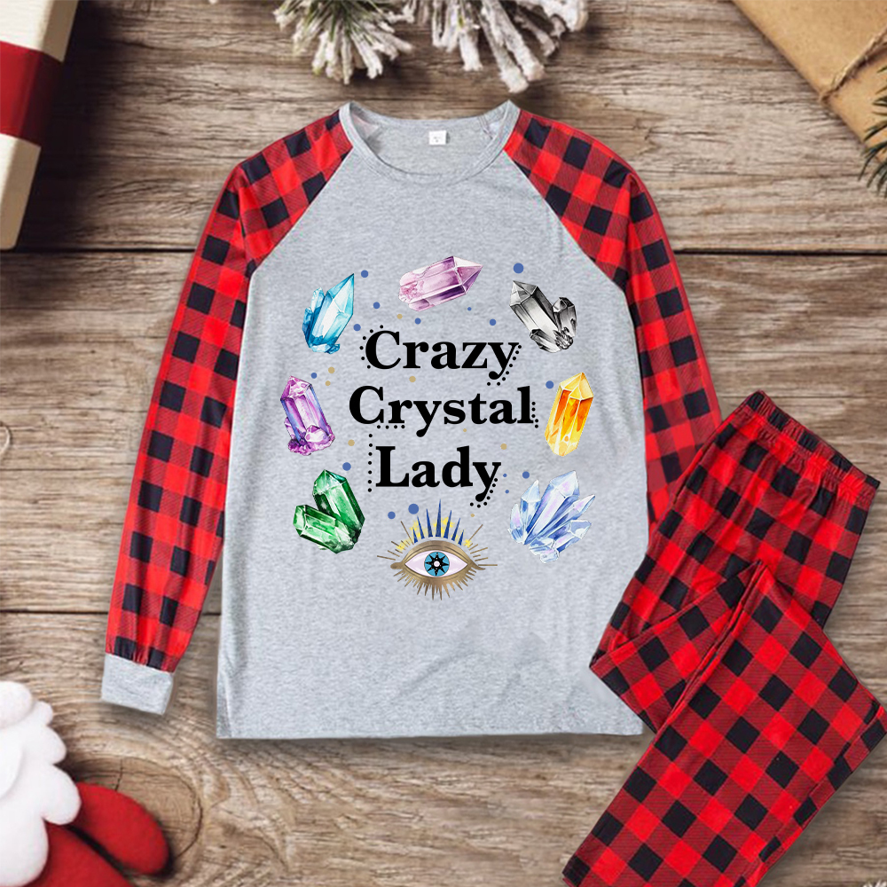 Purplehecate Crazy Crystal Lady Christmas Pajamas