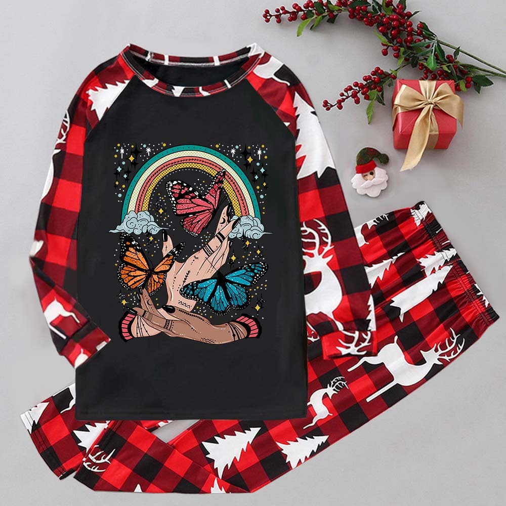Purplehecate Metamorphoses Elk Christmas Pajamas