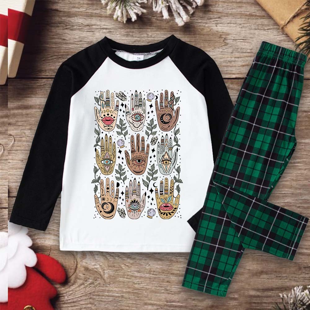 Purplehecate Helping Hands Christmas Pajamas