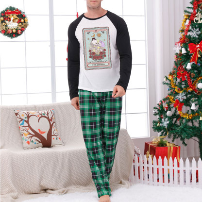 Purplehecate The Lovers Tarot Christmas Pajamas