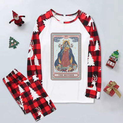 Purplehecate The Mother Tarot Elk Christmas Pajamas