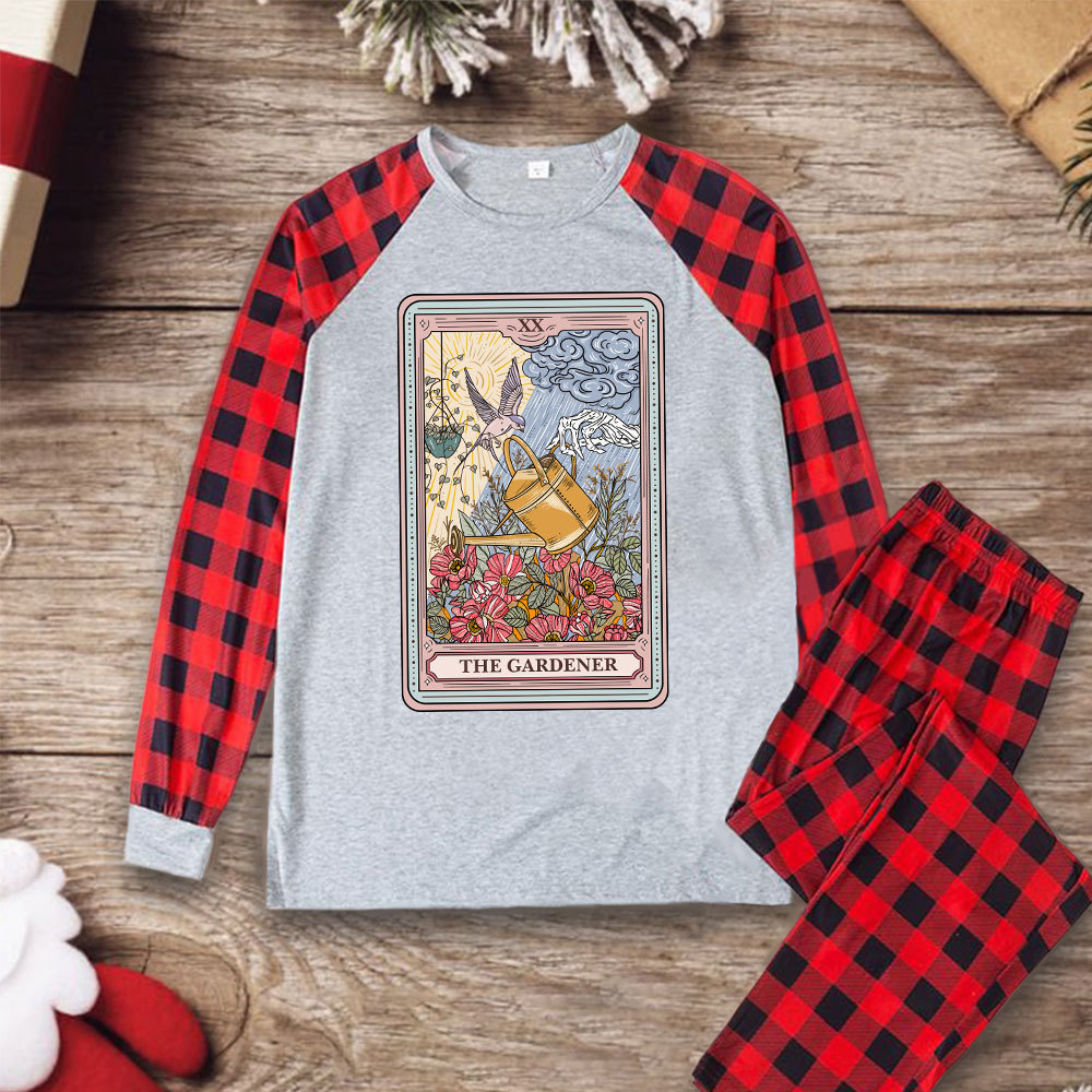 Purplehecate The Gardener Tarot Christmas Pajamas