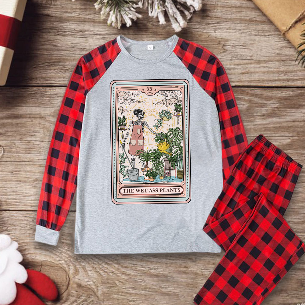 Purplehecate The Wet Ass Plants Tarot Christmas Pajamas