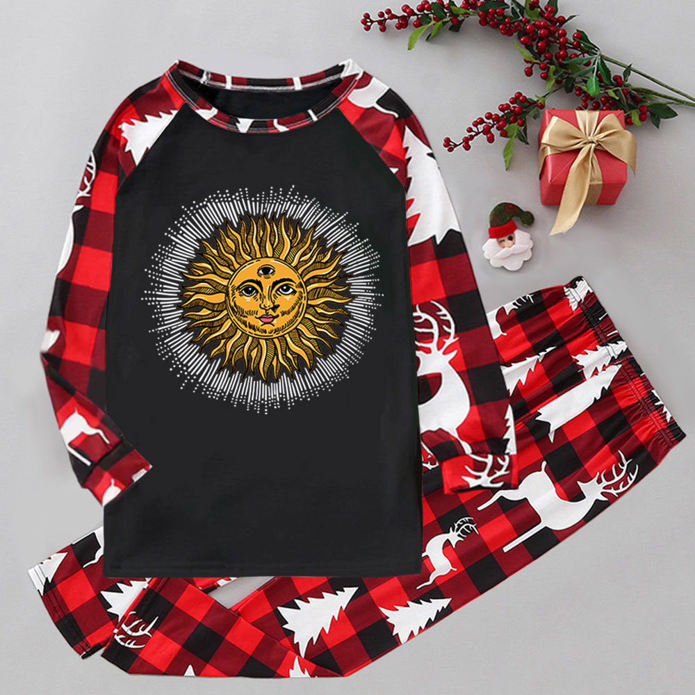 Purplehecate Sat Nam Elk Christmas Pajamas