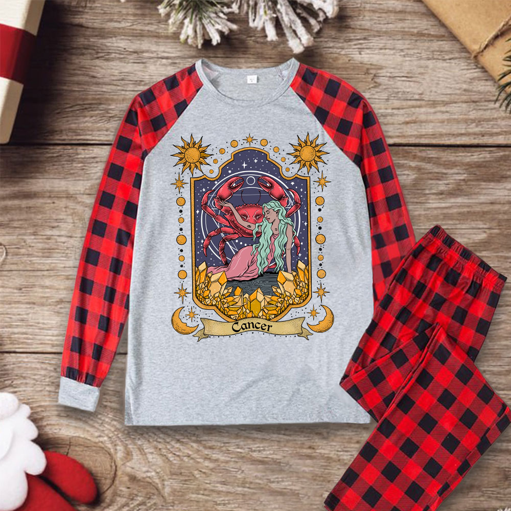 Purplehecate Cancer Zodiac Christmas Pajamas