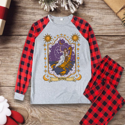 Purplehecate Scorpio Zodiac Christmas Pajamas