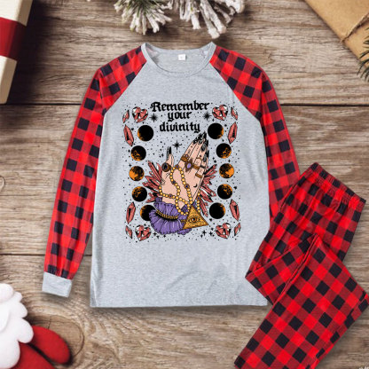 Purplehecate Remember Your Divinity Christmas Pajamas