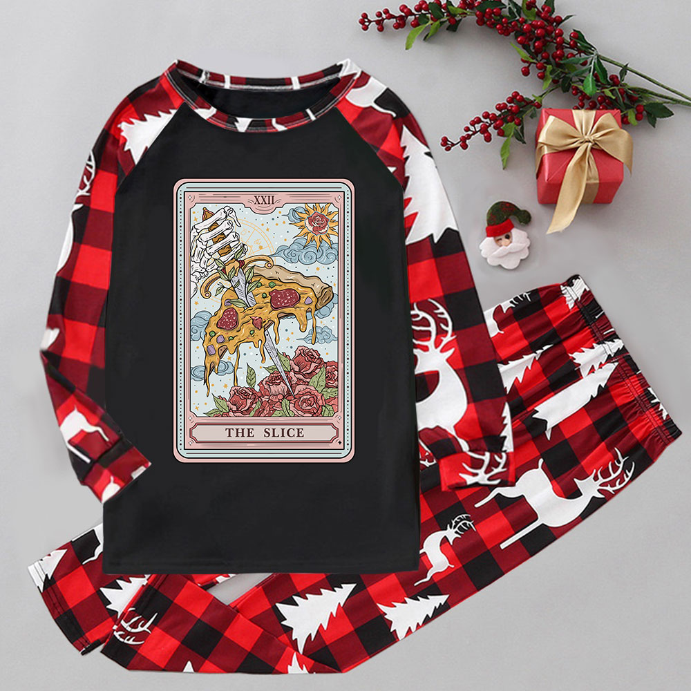 Purplehecate The Slice Tarot Elk Christmas Pajamas