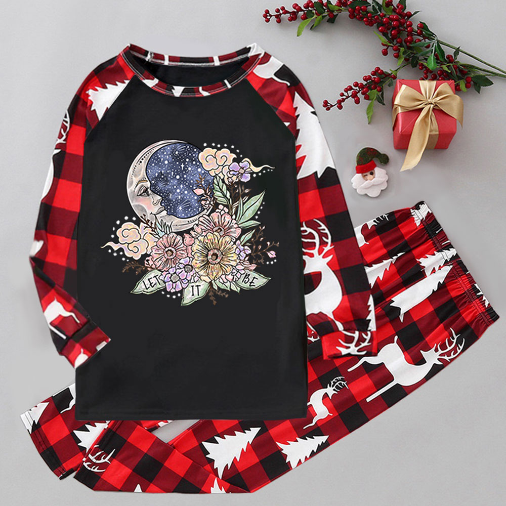 Purplehecate Let It Be Elk Christmas Pajamas