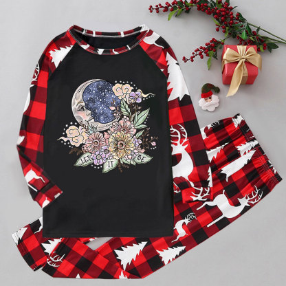 Purplehecate Let It Be Elk Christmas Pajamas