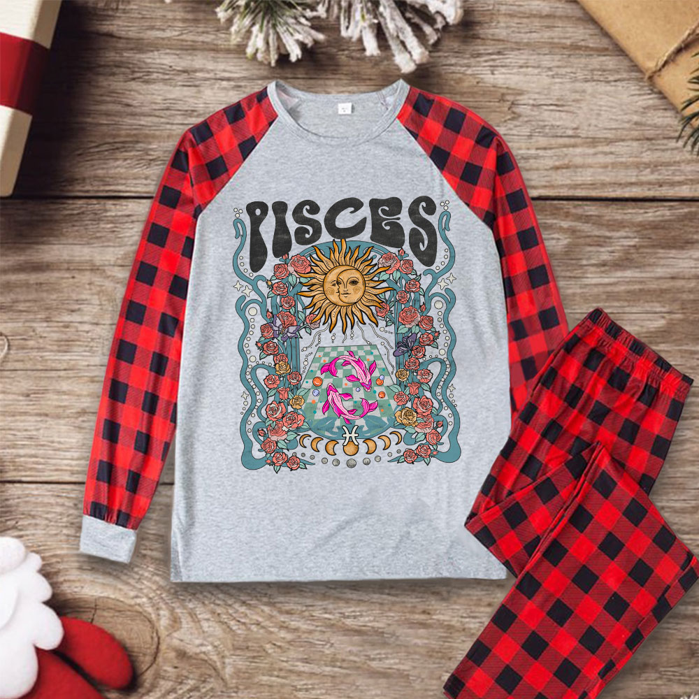 Purplehecate Pisces Spirit Zodiac Christmas Pajamas