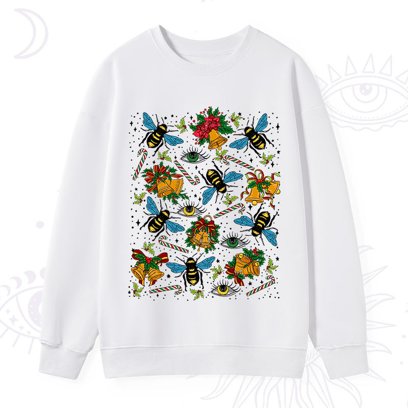 Purplehecate Christmas The Bee's Knees Sweatshirt