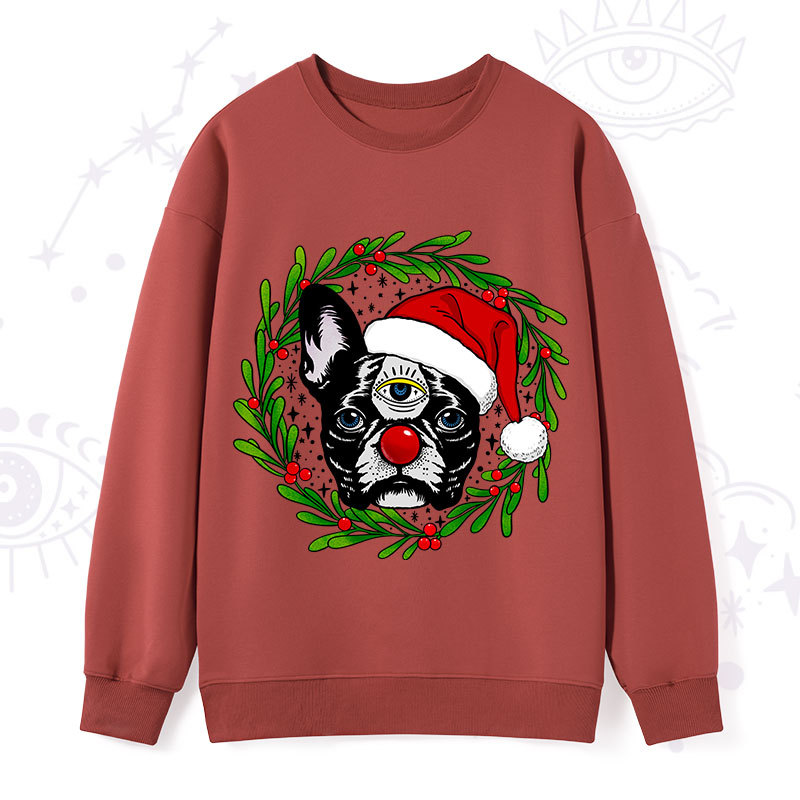 Purplehecate Christmas Celestial Canine Sweatshirt