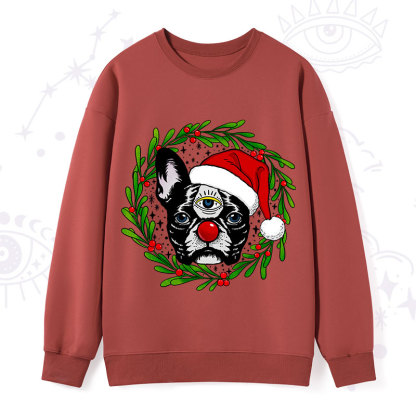 Purplehecate Christmas Celestial Canine Sweatshirt