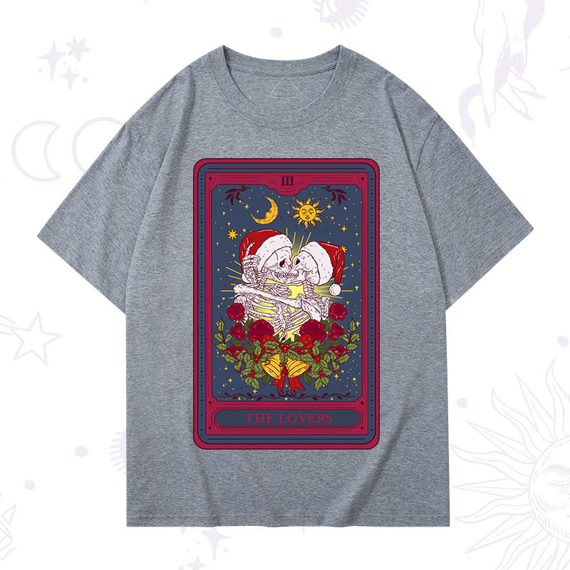 Purplehecate Christmas The Lovers Tarot T-Shirt