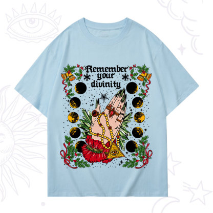 Purplehecate Christmas Remember Your Divinity T-Shirt