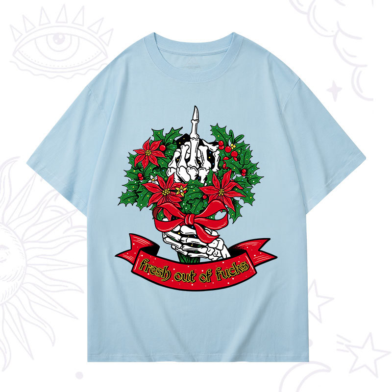 Purplehecate Christmas Fresh Out Of Fuck T-Shirt