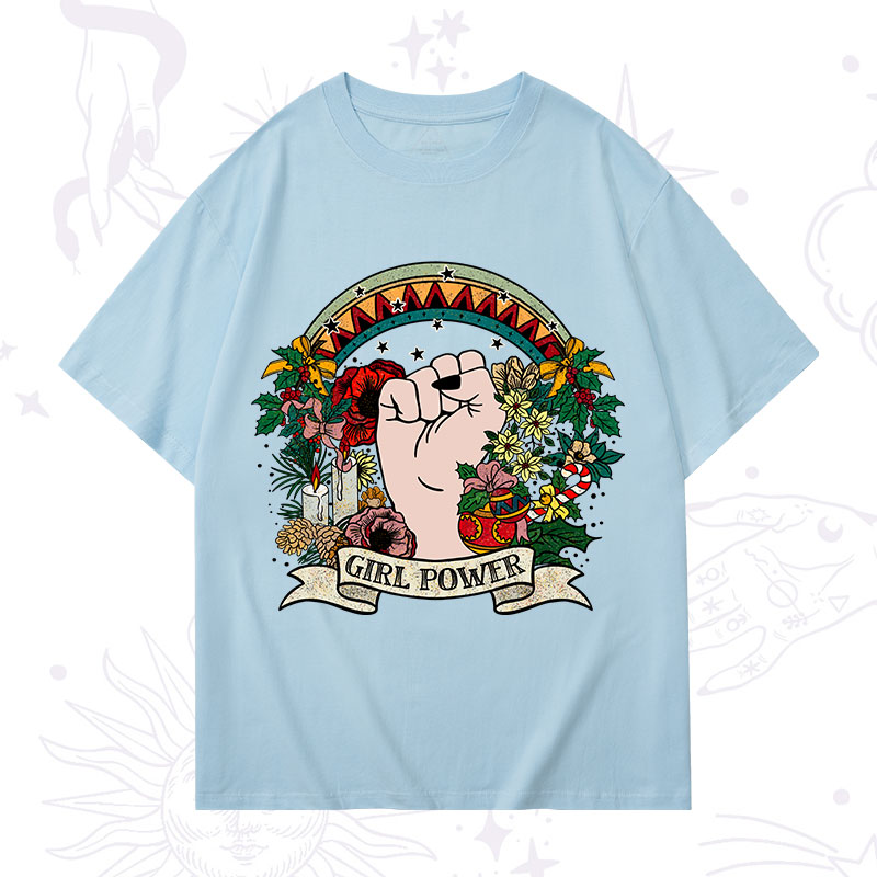 Purplehecate Christmas Girl Power T-Shirt