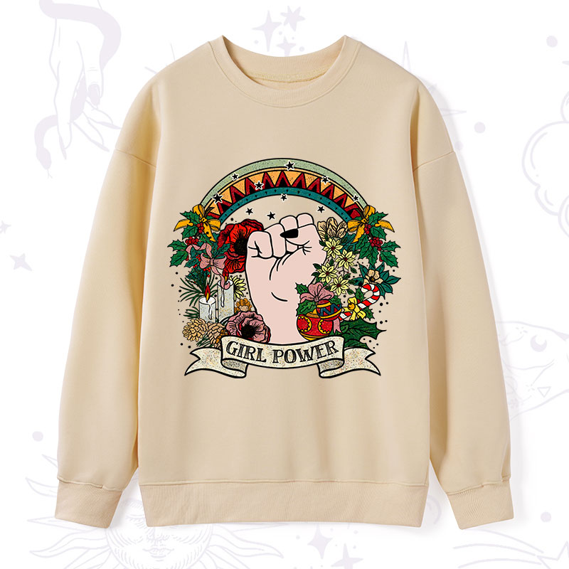Purplehecate Christmas Girl Power Sweatshirt