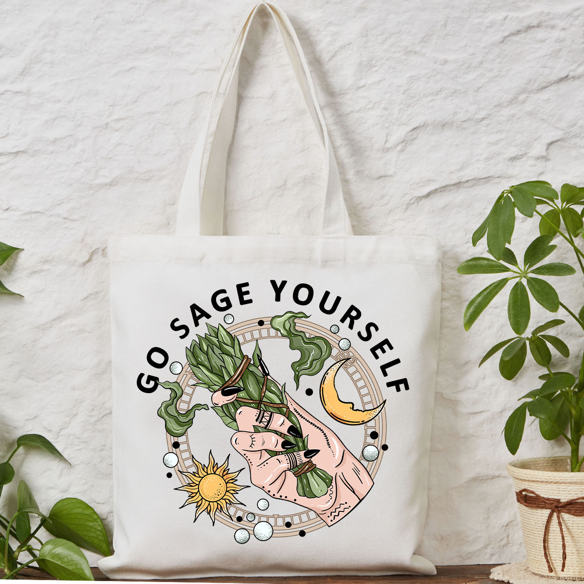 Purplehecate Go Sage Yourself Tote Bag