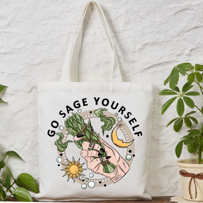 Purplehecate Go Sage Yourself Tote Bag