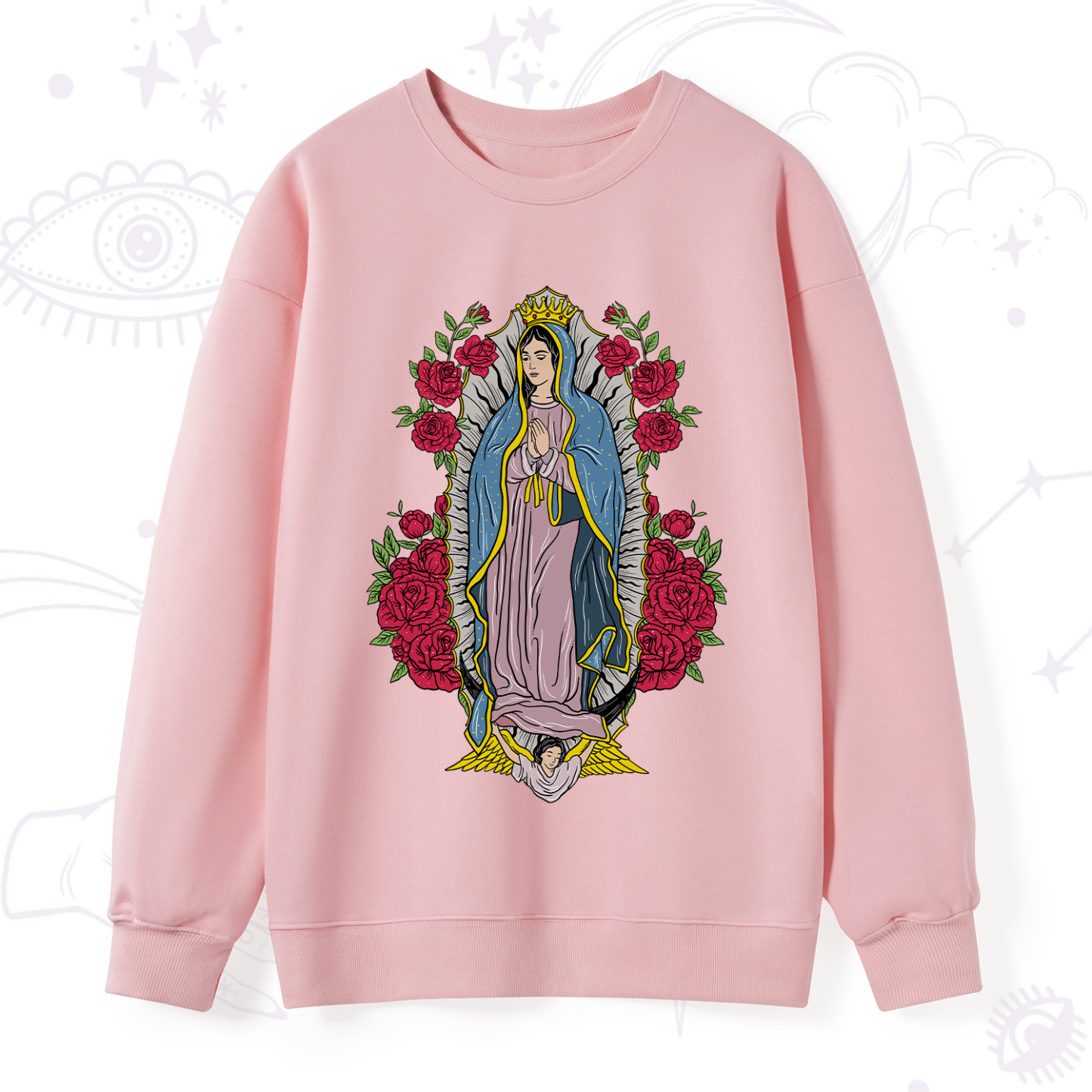 Purplehecate Mother Mary Sweatshirt