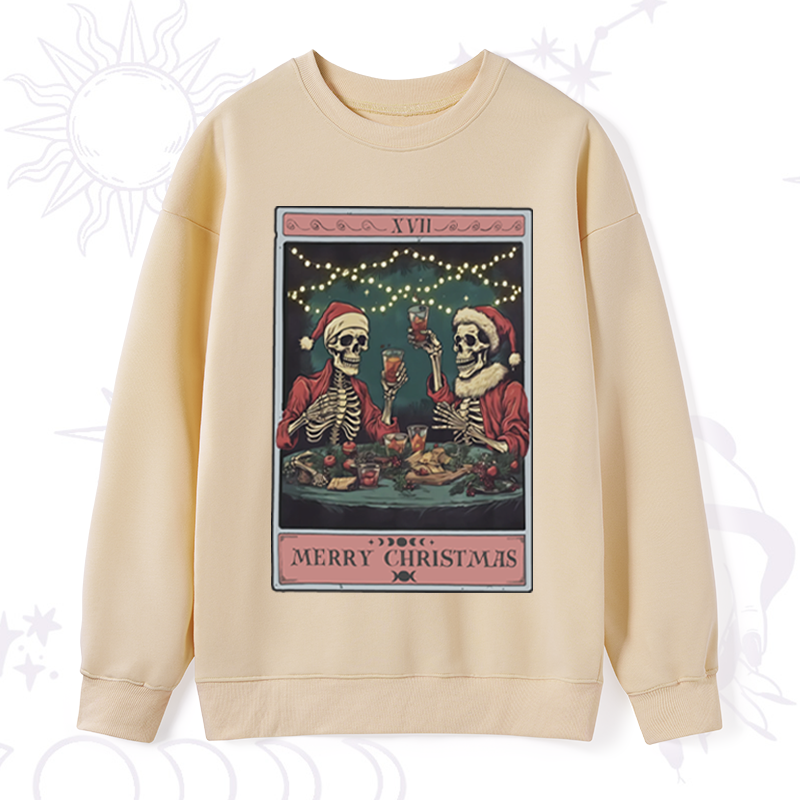 Purplehecate Christmas Dinner Tarot Sweatshirt