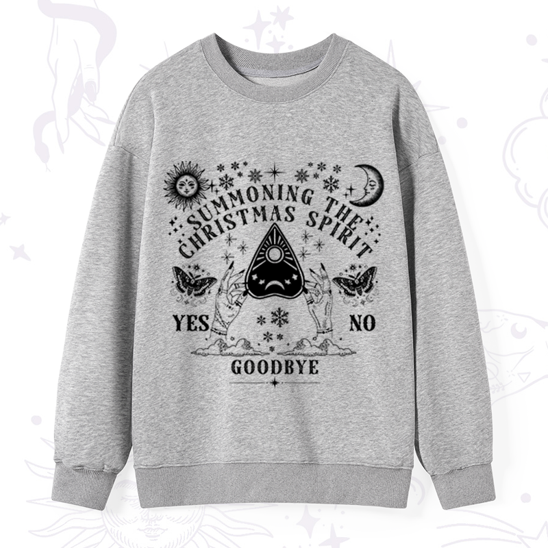 Purplehecate Christmas Mystical Talking Board Sweatshirt