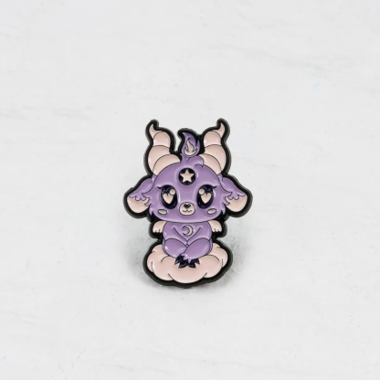 Purplehecate The Pastel Baphomet Pin