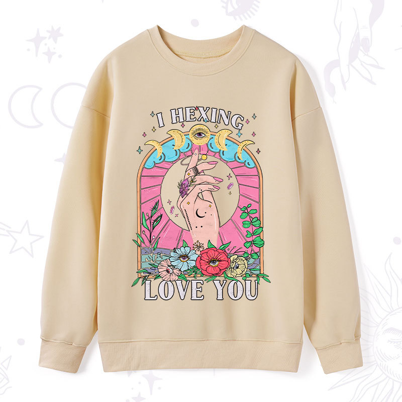 Purplehecate I Hexing Love You Sweatshirt