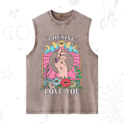 Purplehecate I Hexing Love You Washed Tank