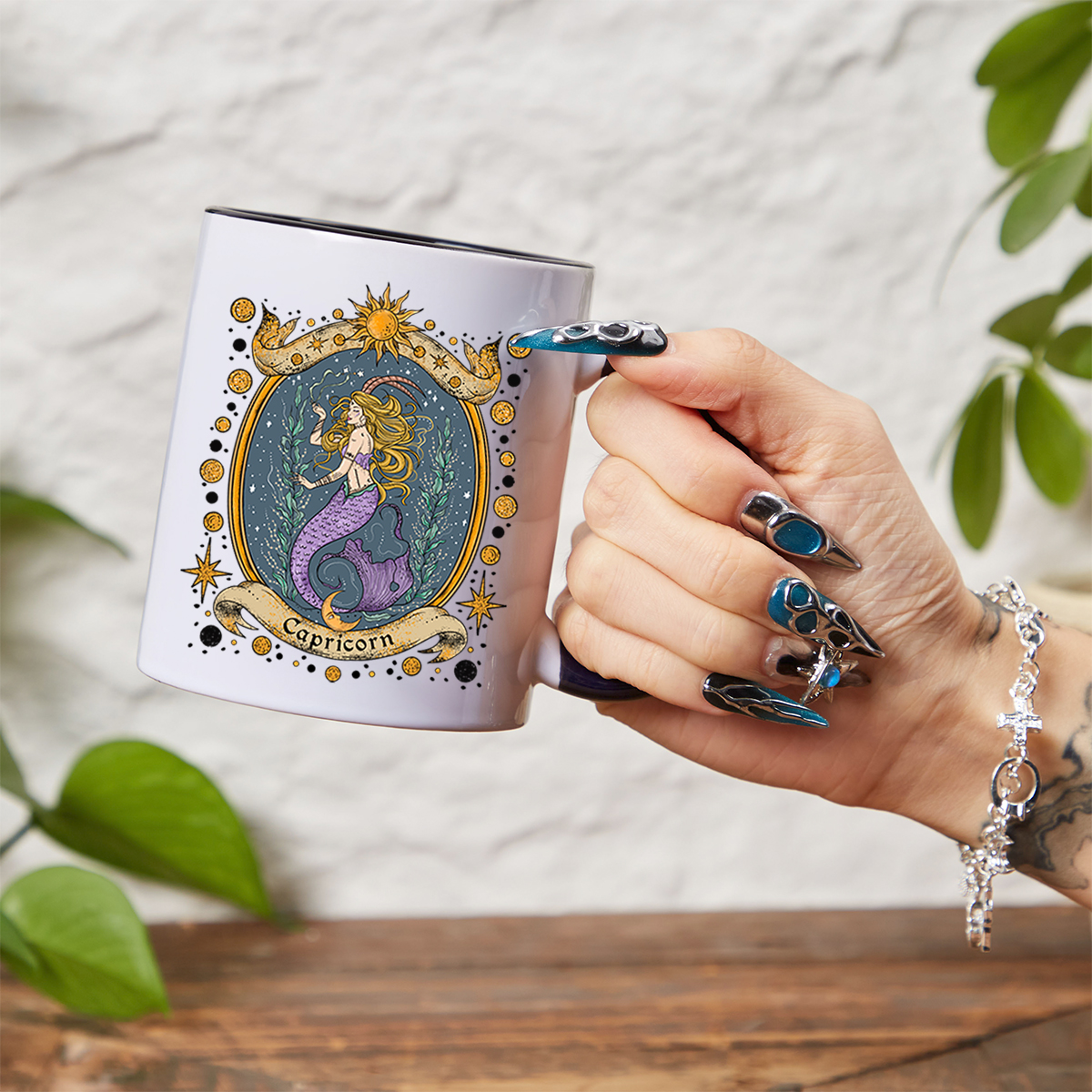 Purplehecate Celestial Capricorn Zodiac Mug