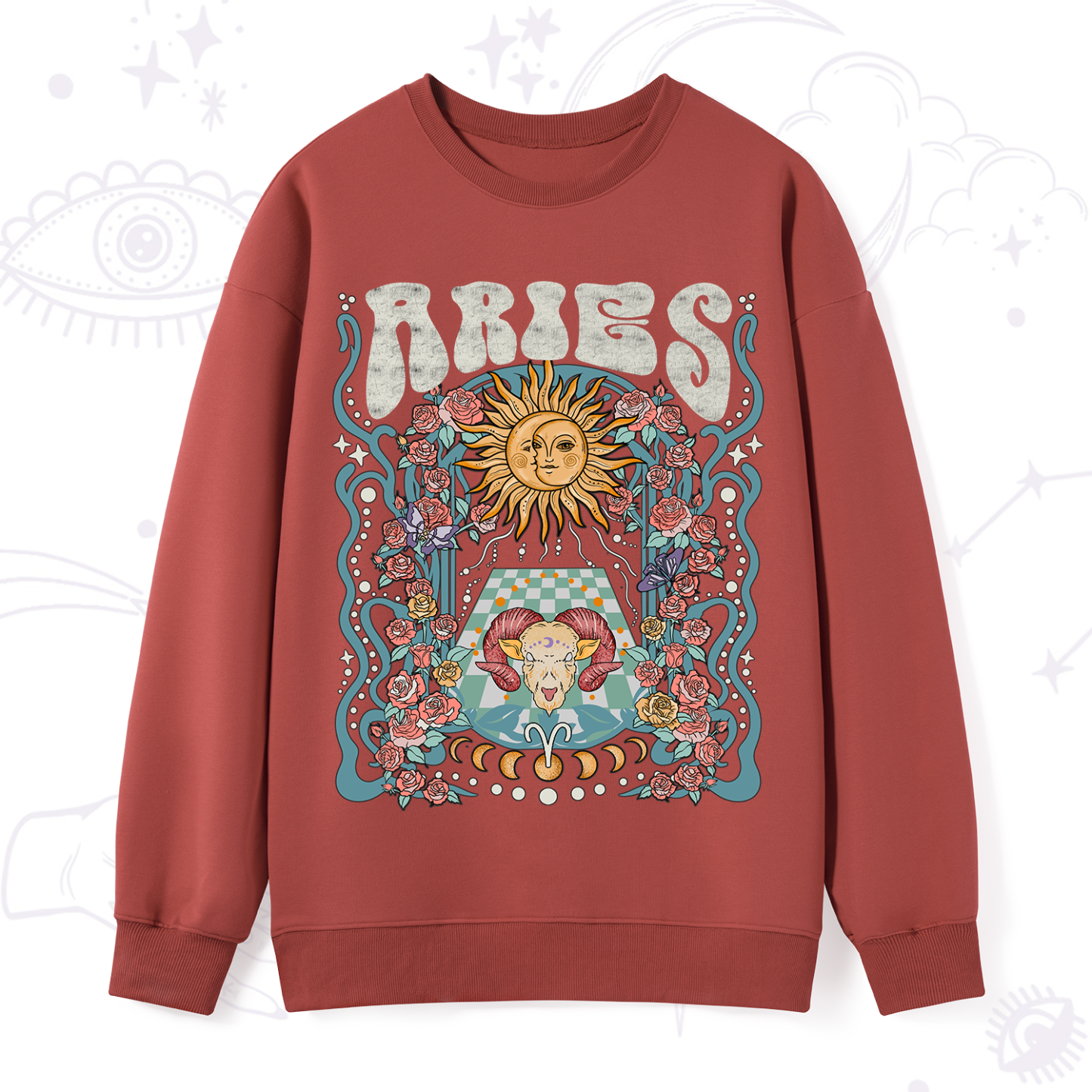 Purplehecate Aries Spirit Zodiac Sweatshirt