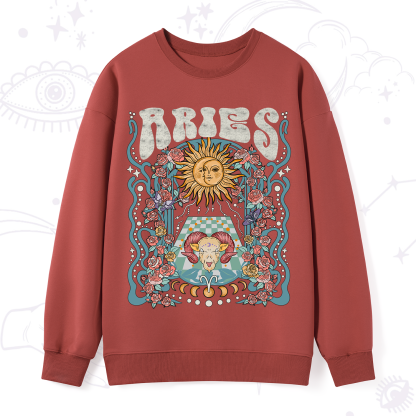 Purplehecate Aries Spirit Zodiac Sweatshirt