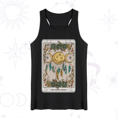 Purplehecate The Triple Moon Tarot Card Tank