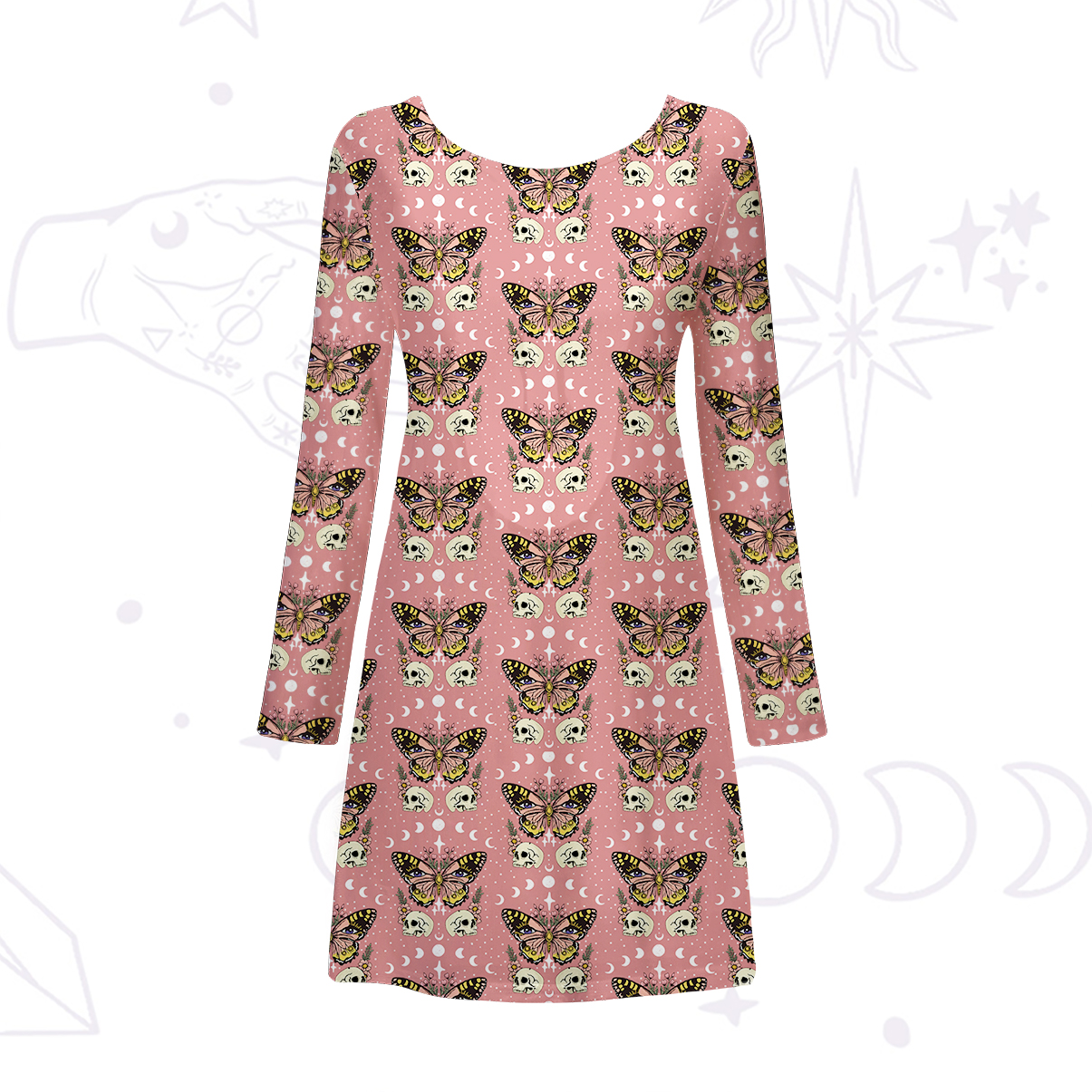 Purplehecate The Endings Won't End You Beachwear Cover-Up Dress